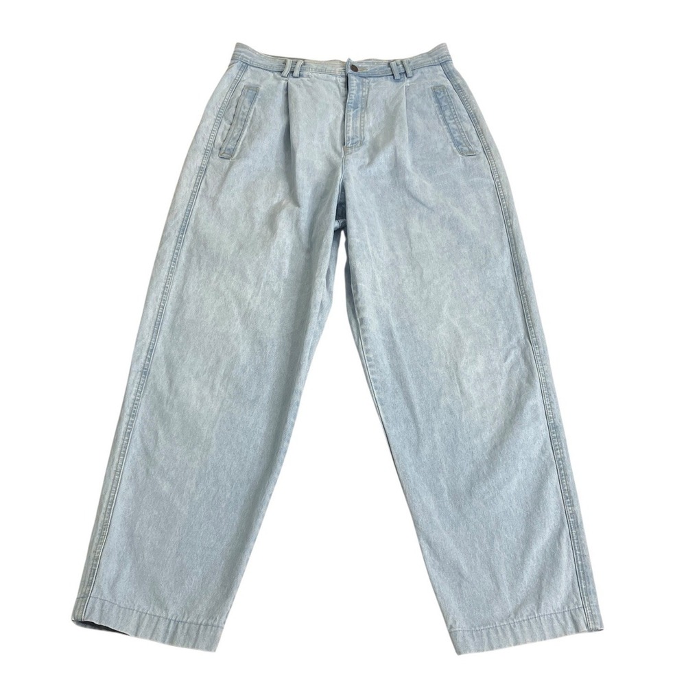 Vintage 80s Liz Wear Jeans Womens 16 Blue Denim High Rise Tapered Mom Tumblrcore